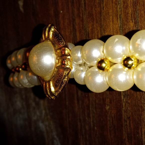 Beautiful vintage white pearl bobby pin - Picture 4 of 5